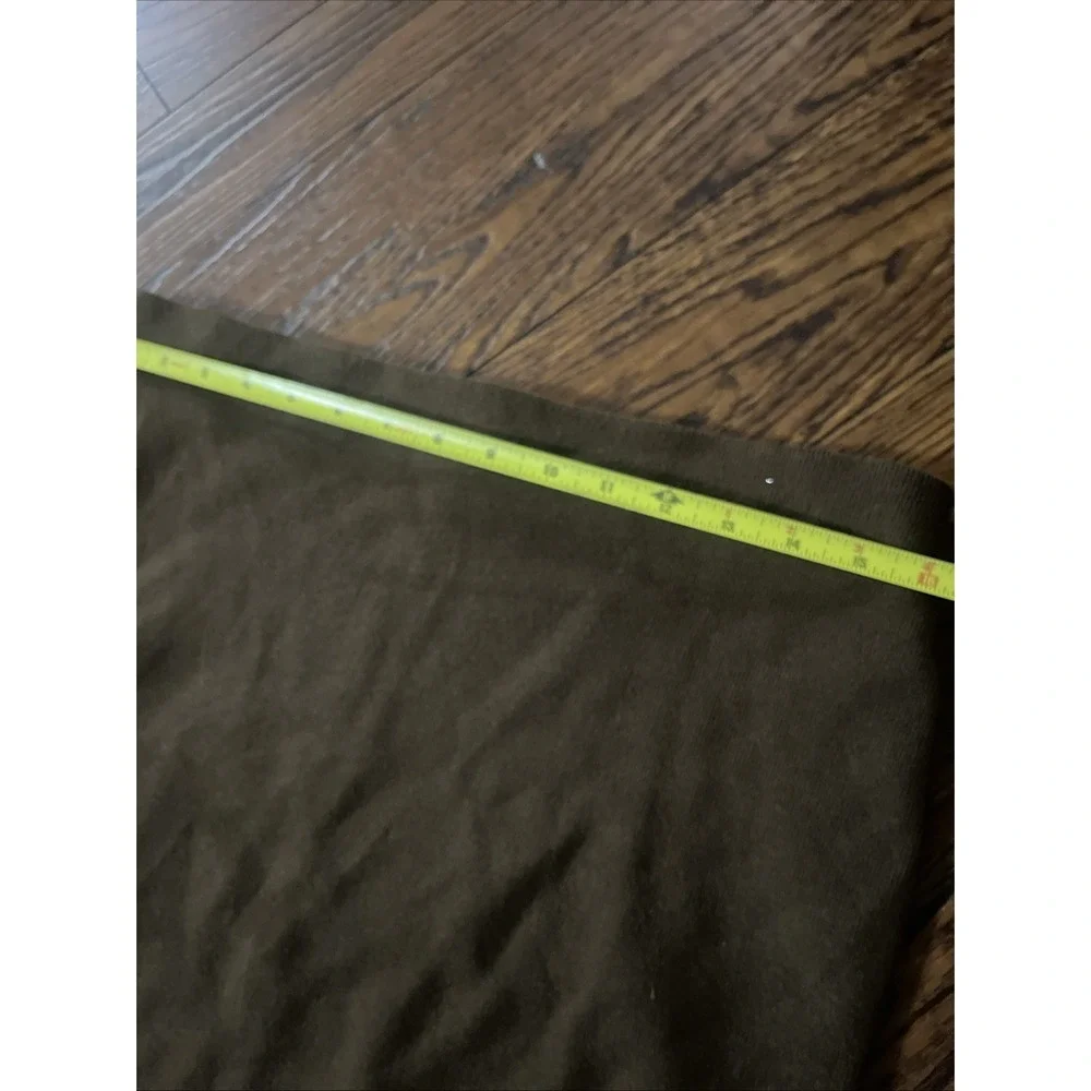 house of harlow straight cut out bottom skirt brown large